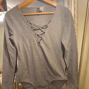 H&M Gray Body Suit